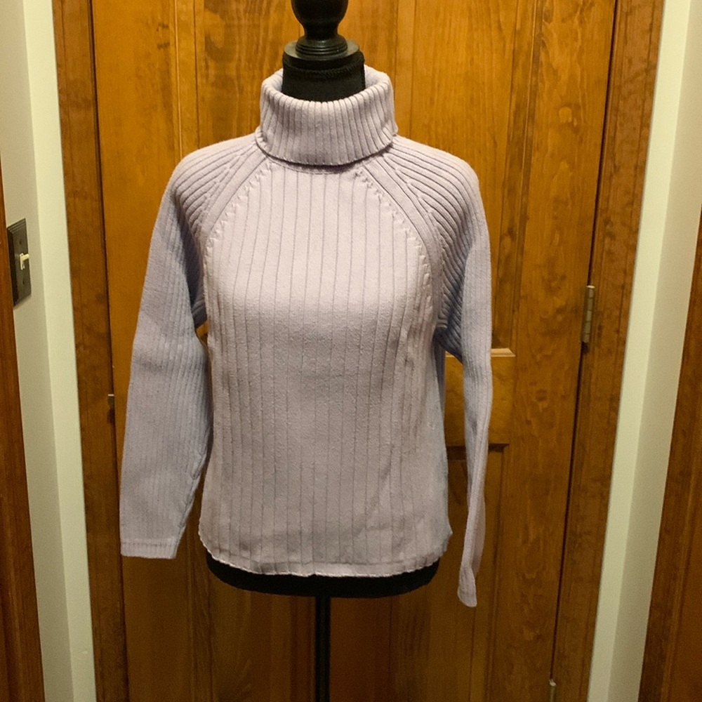 Debbie Morgan Woman’s Sweater, Purple, size large